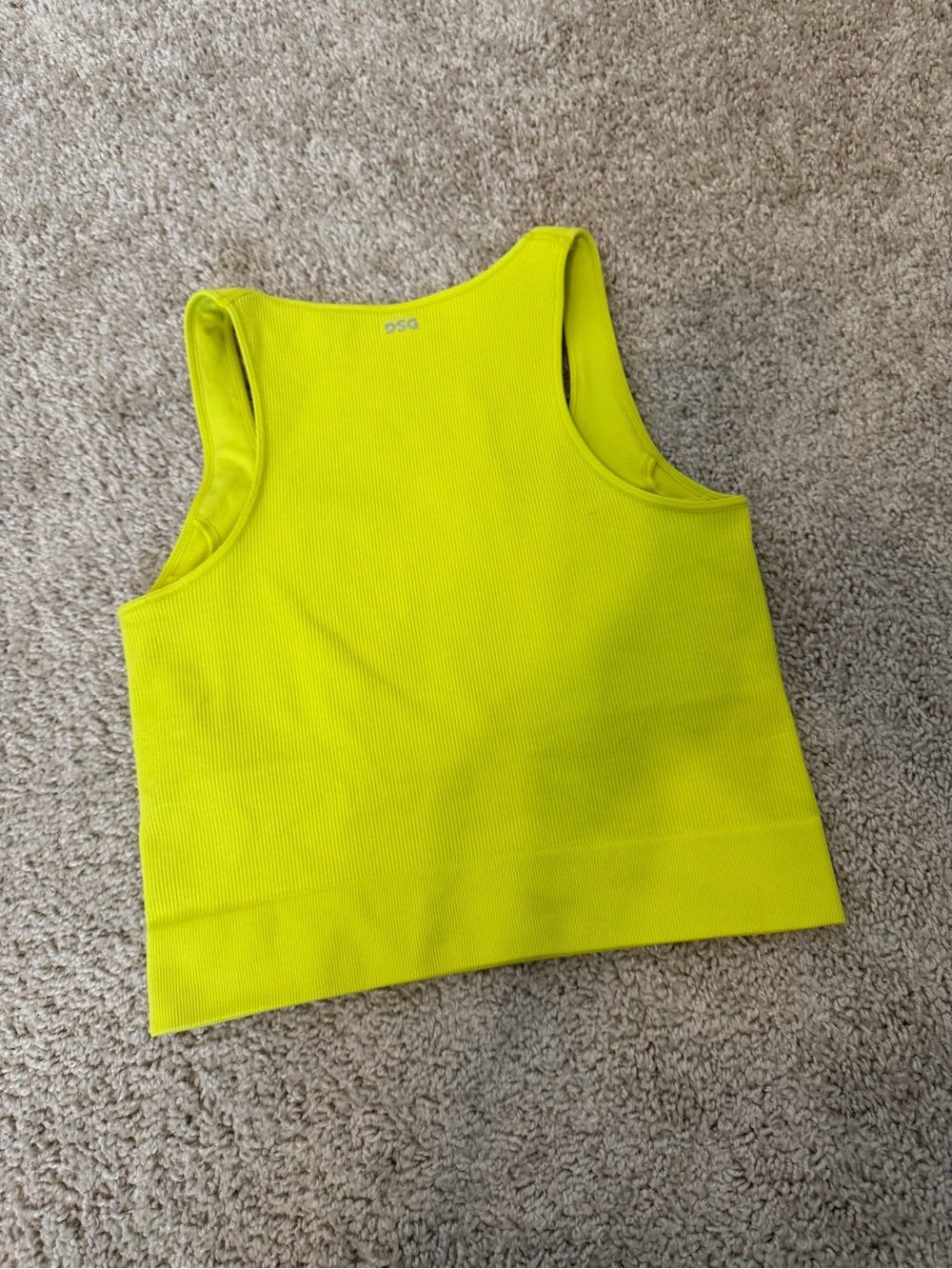 DSG Ribbed Tank Top, Small - Picture 2 of 6